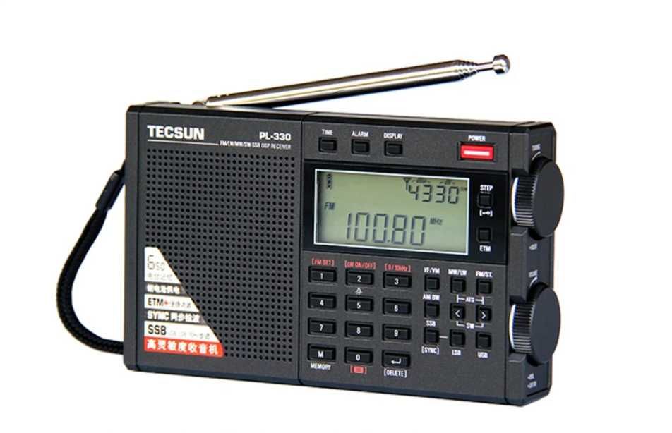 Всехвильовий радіоприймач Tecsun PL-330