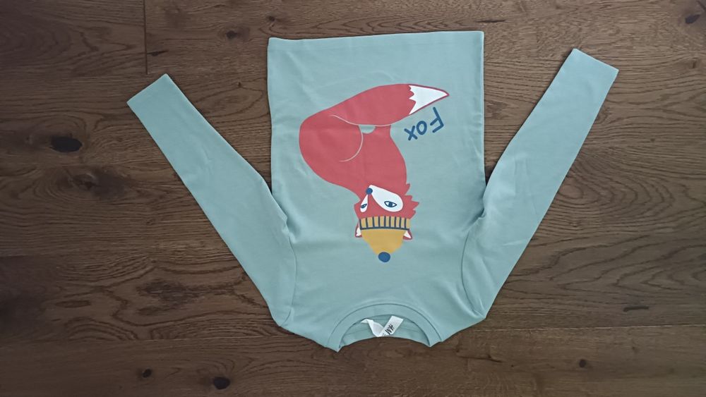 H&M nowa bluzka/koszulka na długi rękaw 110/116