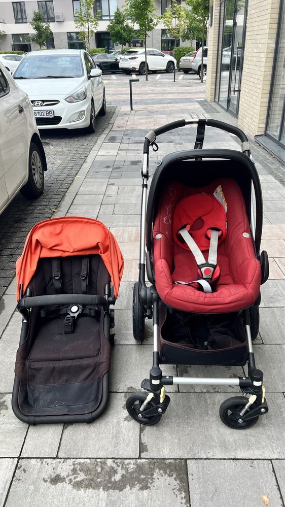 Коляска BUGABOO CAMELEON 3, Maxi-Cosi автокрісло CabrioFix, Адаптер