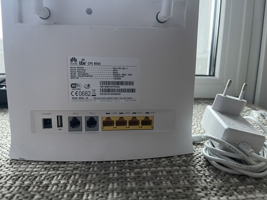 Роутер Huawei b593 робота від сім карти,модема,кабелю