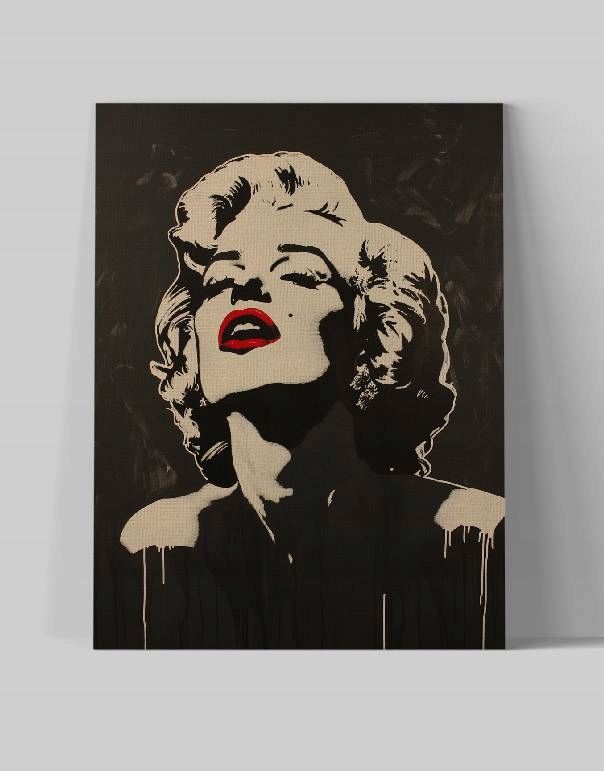 Obraz na płótnie Marilyn Monroe obraz na ścinę do pokoju salonu 75x100