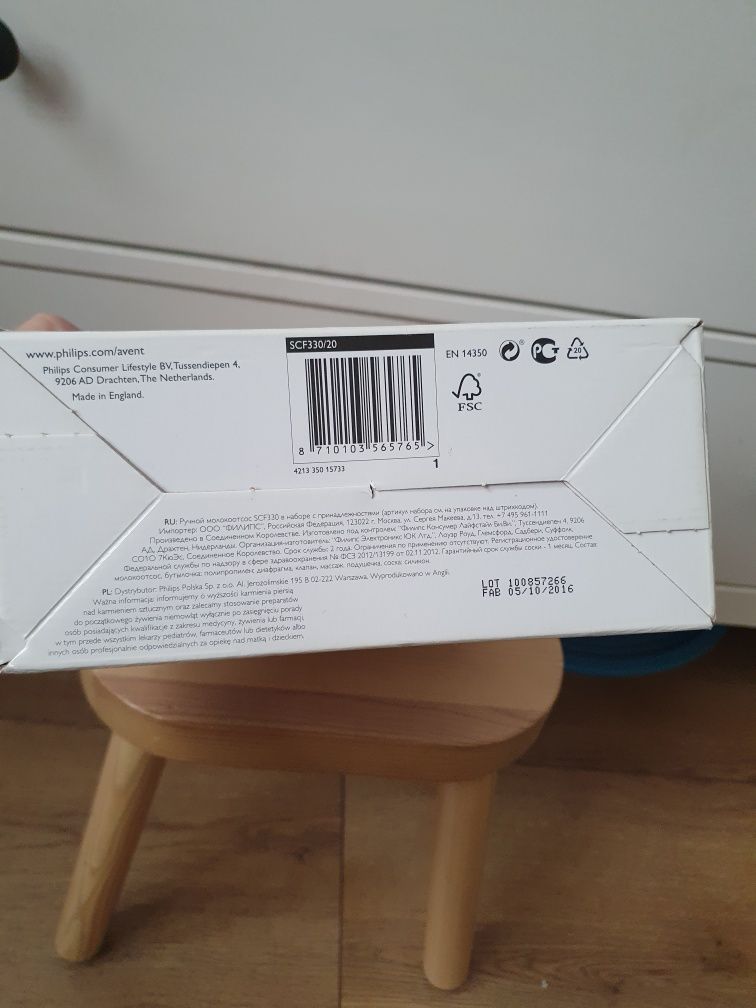Laktator ręczny Philips Avent Natural 0m+ dla niemowkaka noworodka