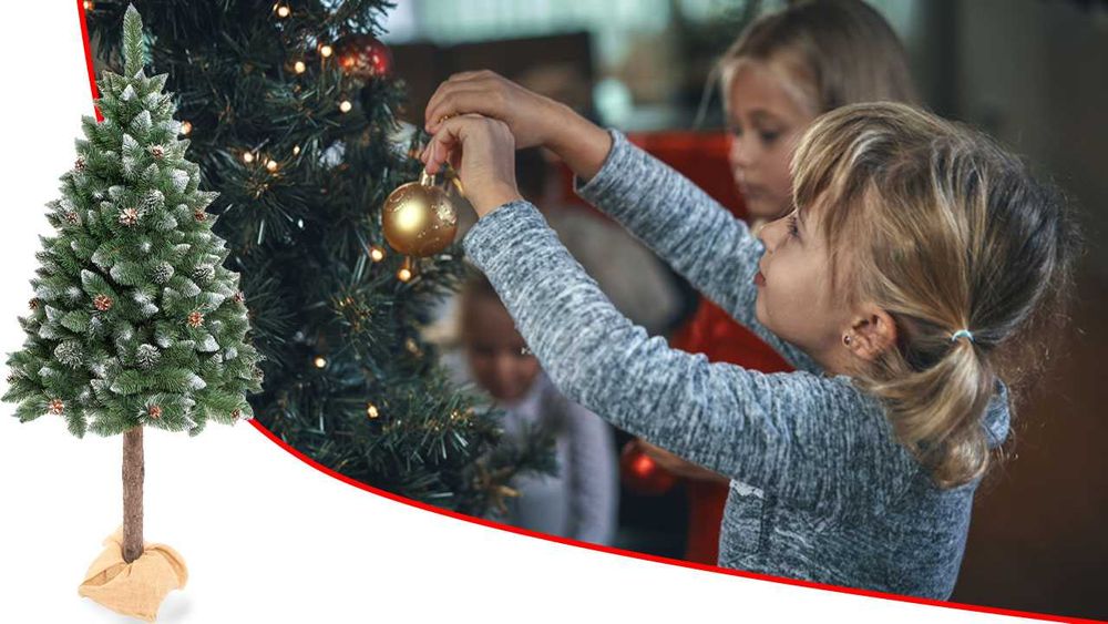 Choinka Na Pniu 150cm Gęsta – Postaw i Zapomnij