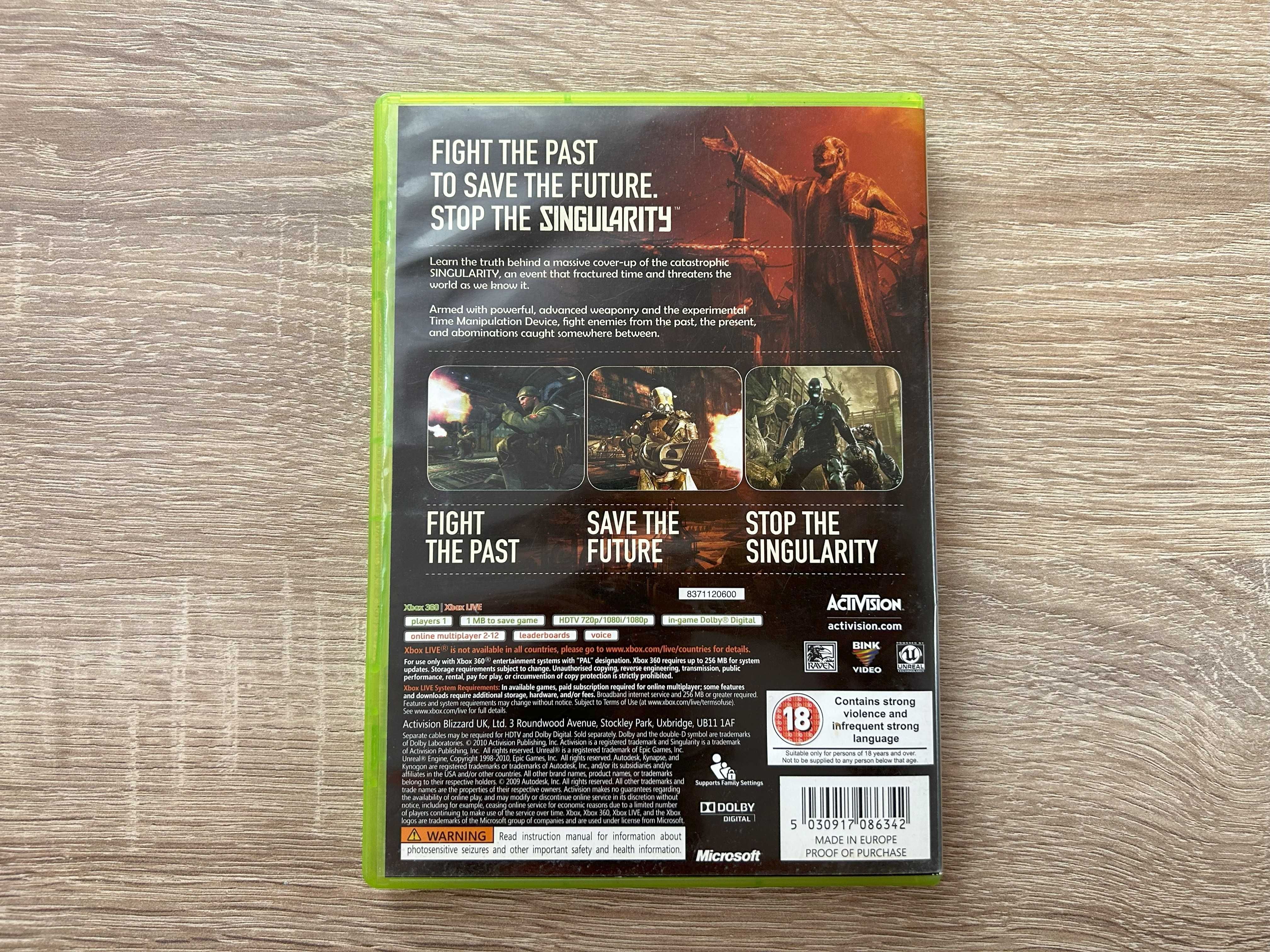 Singularity - Xbox 360 - stan Używany, sprawny 100%
