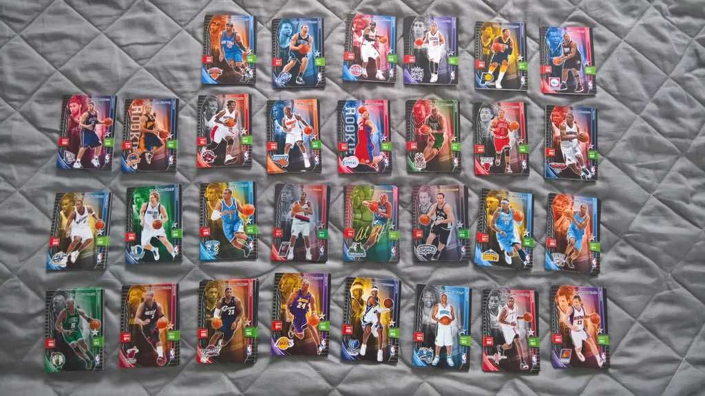 Karty NBA 1919 sztuk bez powtórek UpperDeck lata 90-2010 full set