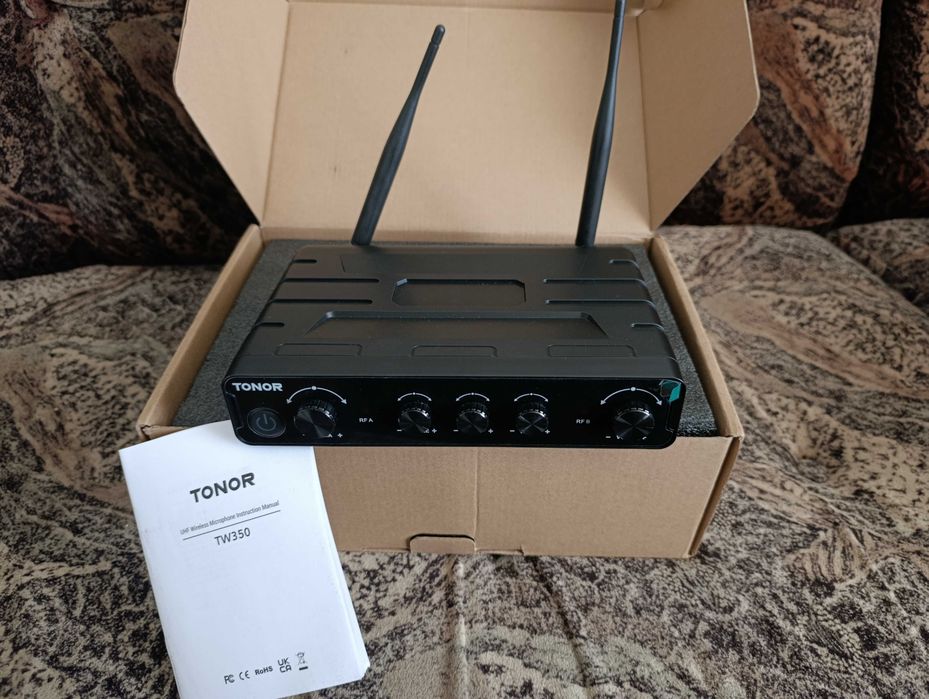Радіомікрофон з двома мікрофонами TONOR TW350
