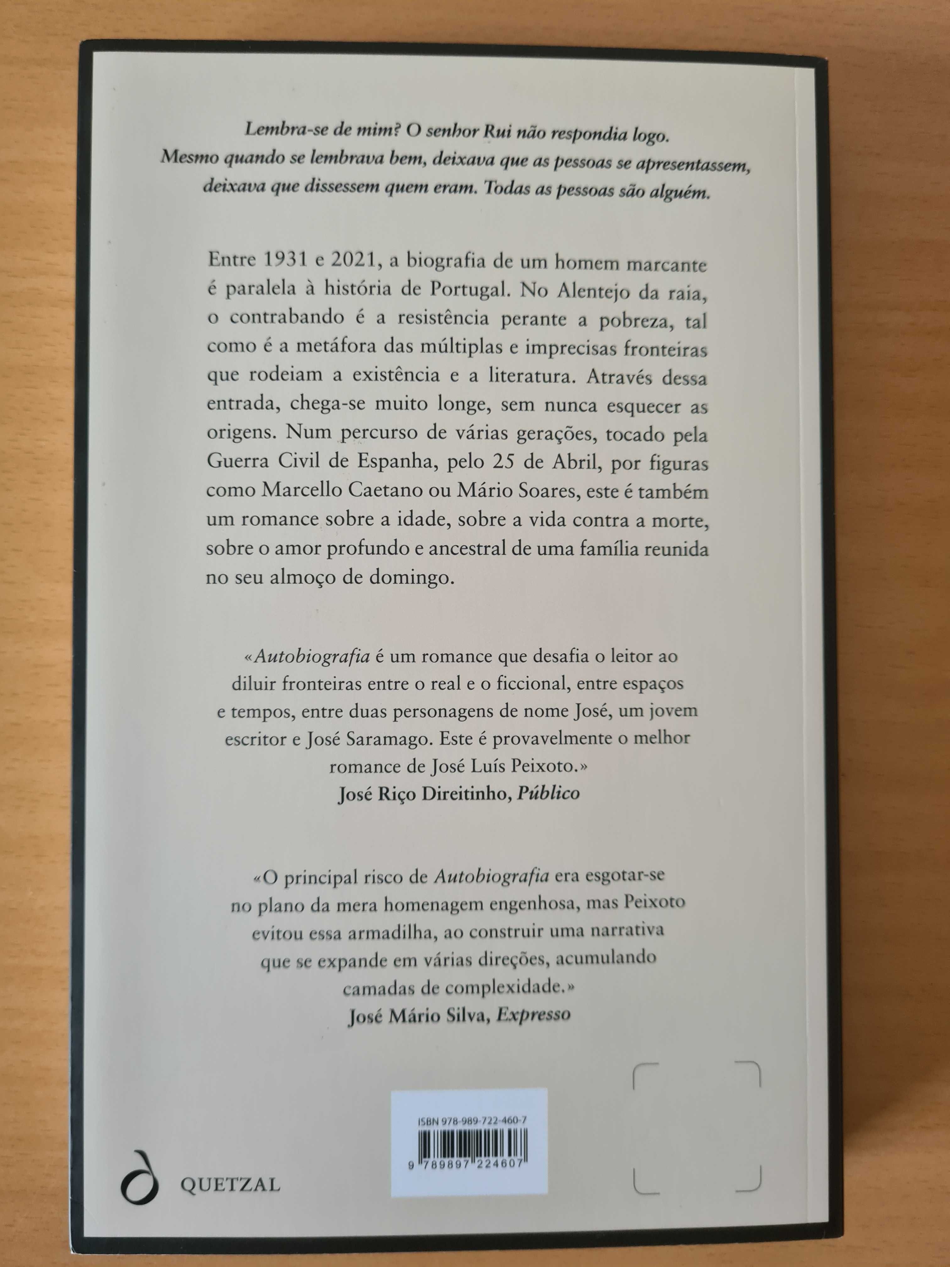 Livro "Almoço de Domingo" de José Luís Peixoto