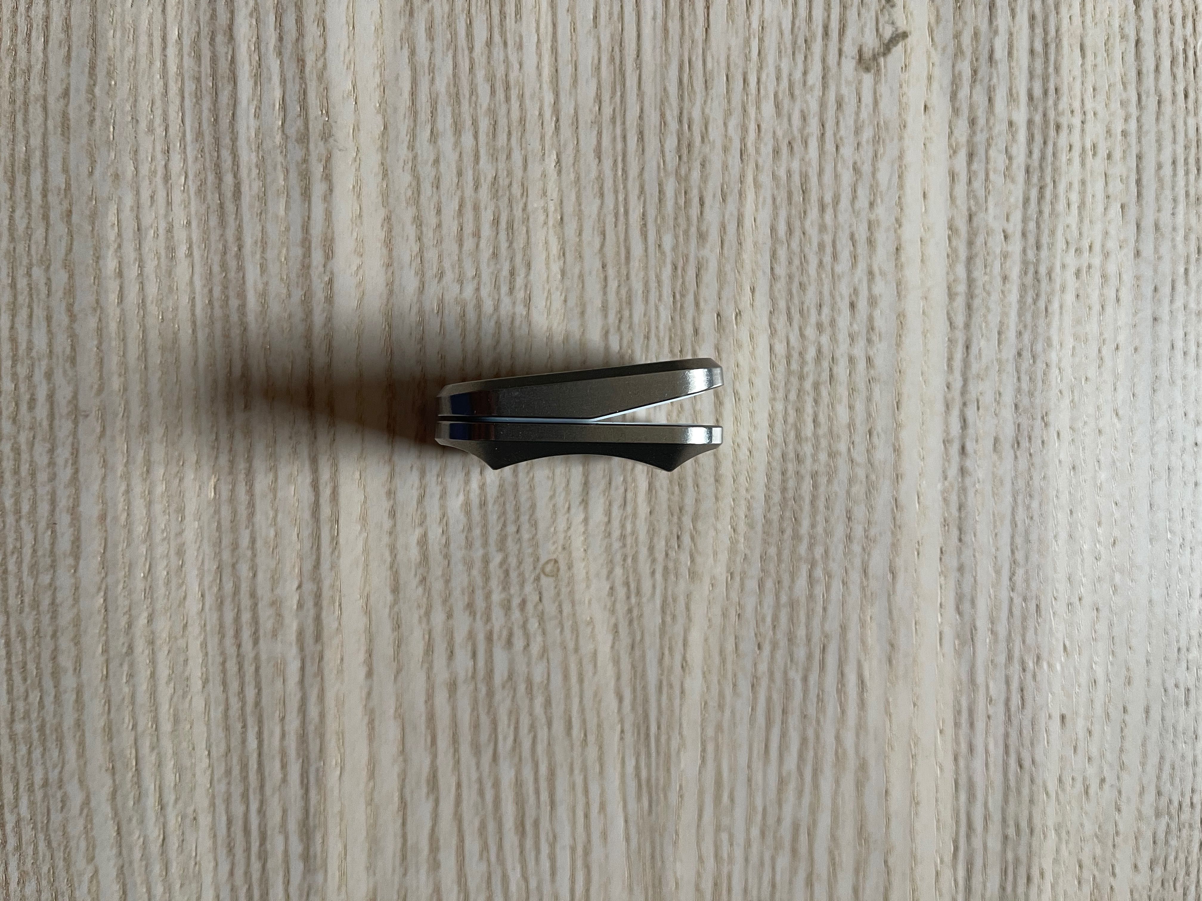 Haptic slider fidget Magnus RockIt Titanium Teflon