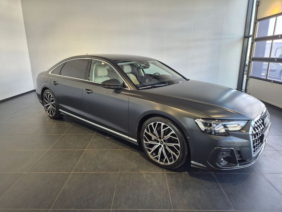 Audi A8 Audi A8 L – Jasne wnętrze, bogate wyposażenie, PPF, Gwarancja 2027