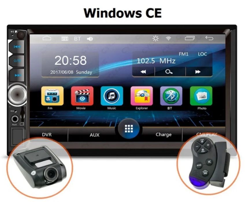 DVD USB GPS Sony AHR-7061BT Авто Магнитола 2din Pioneer AV-7023CarPlay