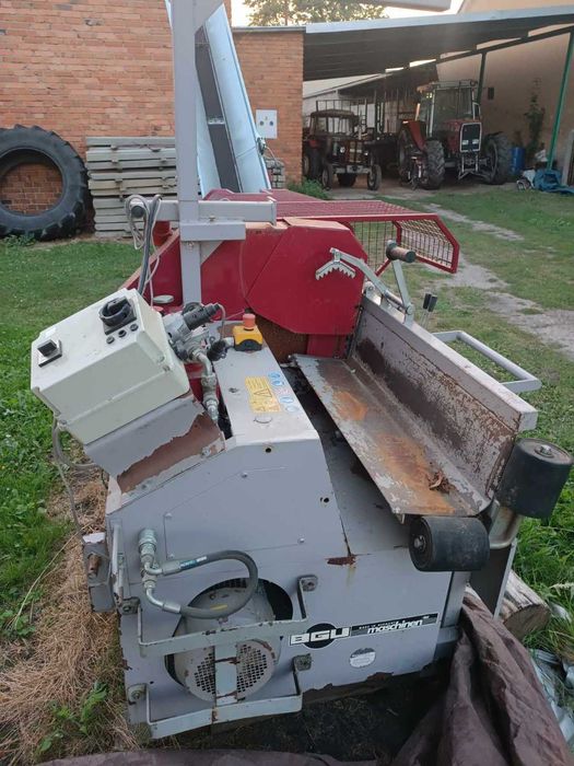 Piłołuparka półautomat, kombajn do drewna BGU SSA 310 stan igła