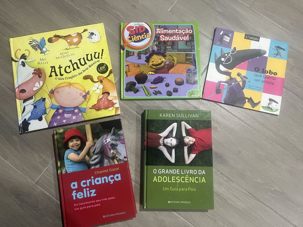 Conjunto livros criança