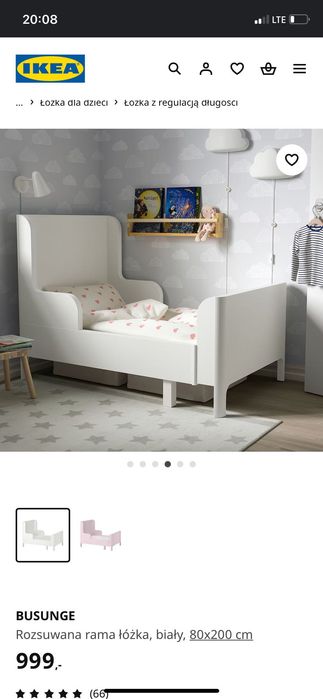 Łóżko dziecięce Ikea rosnące