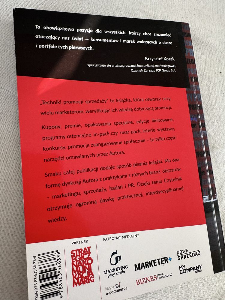 Książka techniki promocji sprzedaży Maciej Tesławski