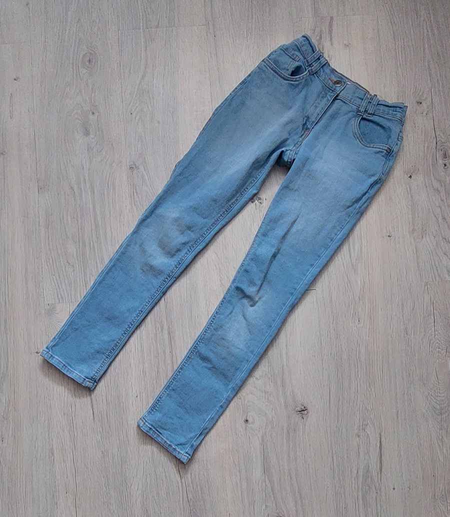 Spodnie jeansy rurki rozm.152-158 dziewczęce