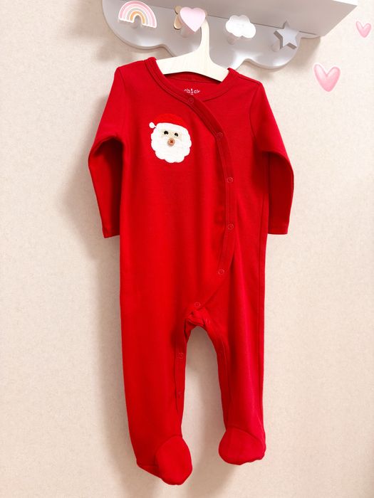 Чоловічок різдвяний санта клаус 74 6-9 міс Chickpea