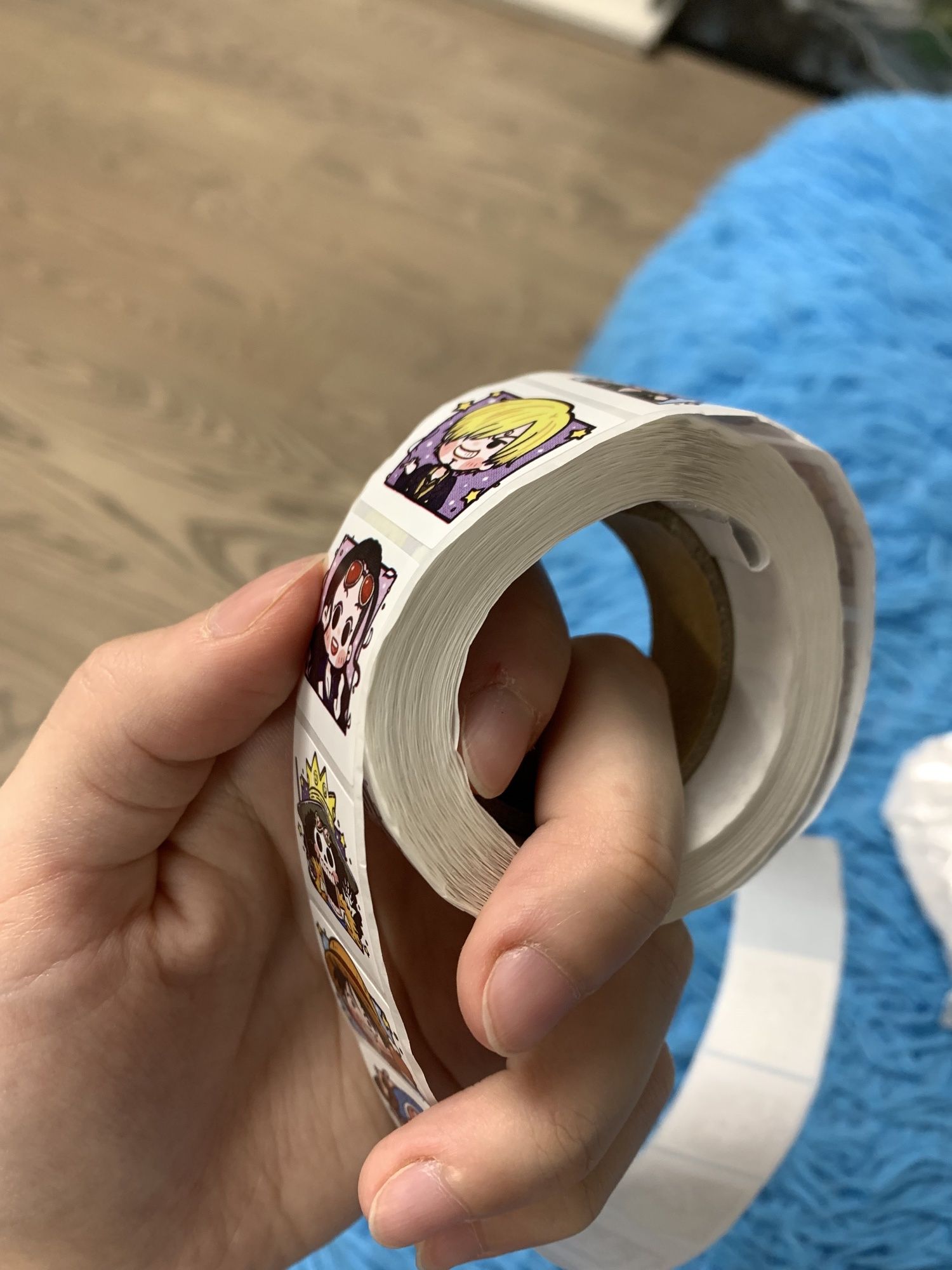 Большой Набор аниме наклеек anime стикеры one piece для детей