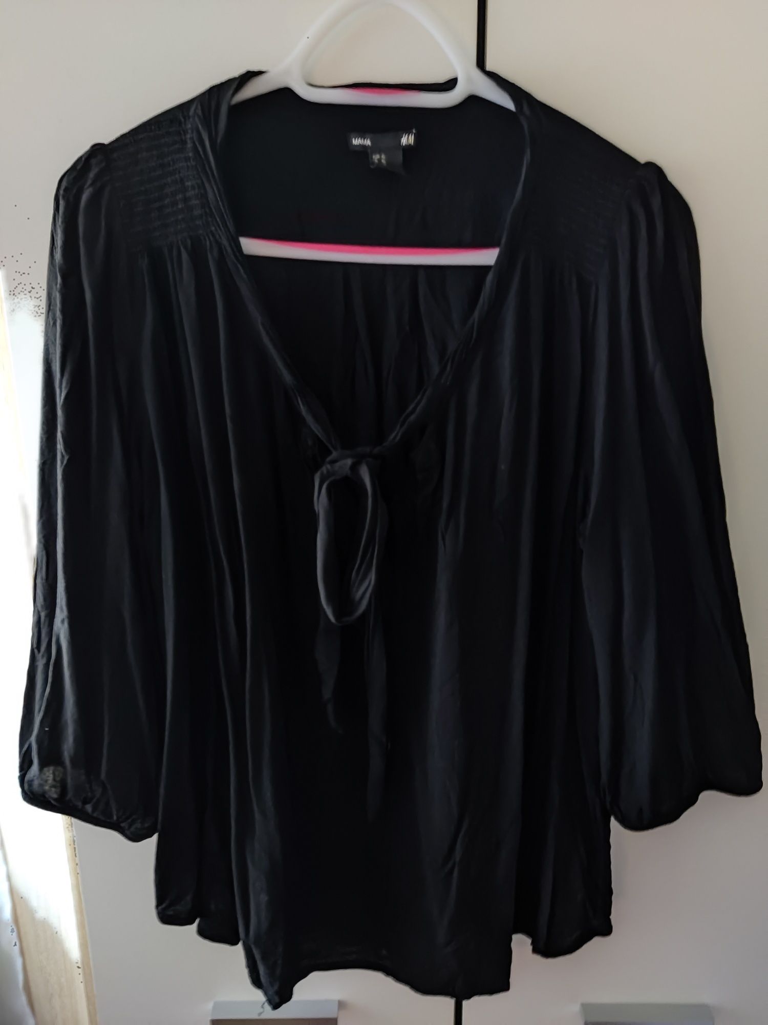 Ciążowa czarna koszula H&M XL