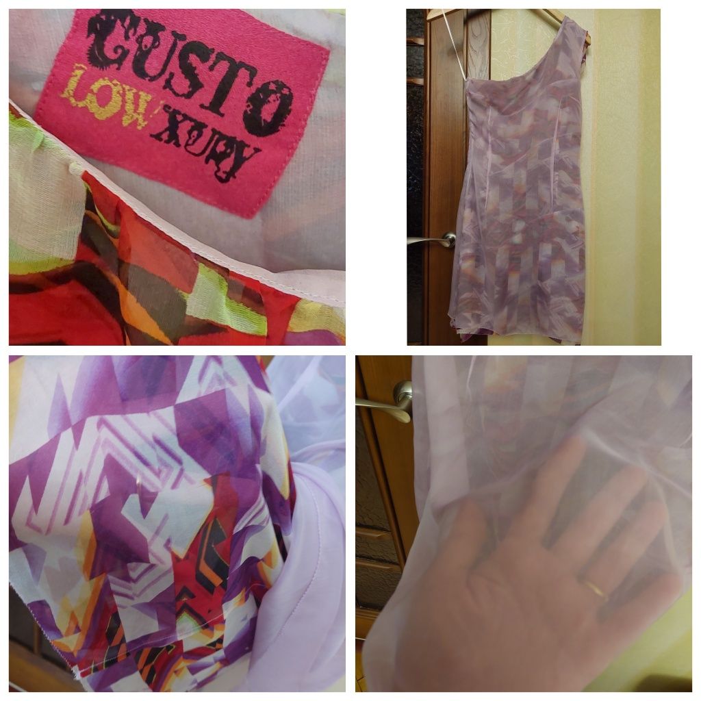 Платье сарафан Custo Вarcelona XS р рубашка Ted Baker натуральний шелк