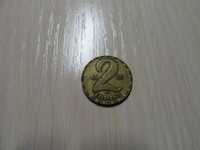 Монета редкая 2 форинта 1985 года