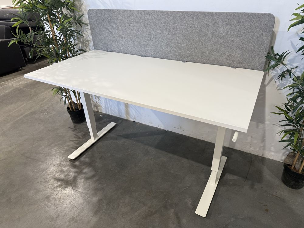 Fajne regulowane biurko Ikea Skarsta 160x80 super stan wysyłka