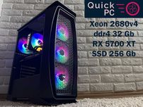 Гарантія! RX 5700xt, 32gb ddr4, Xeon 2680v4 ігровий ПК компьютер