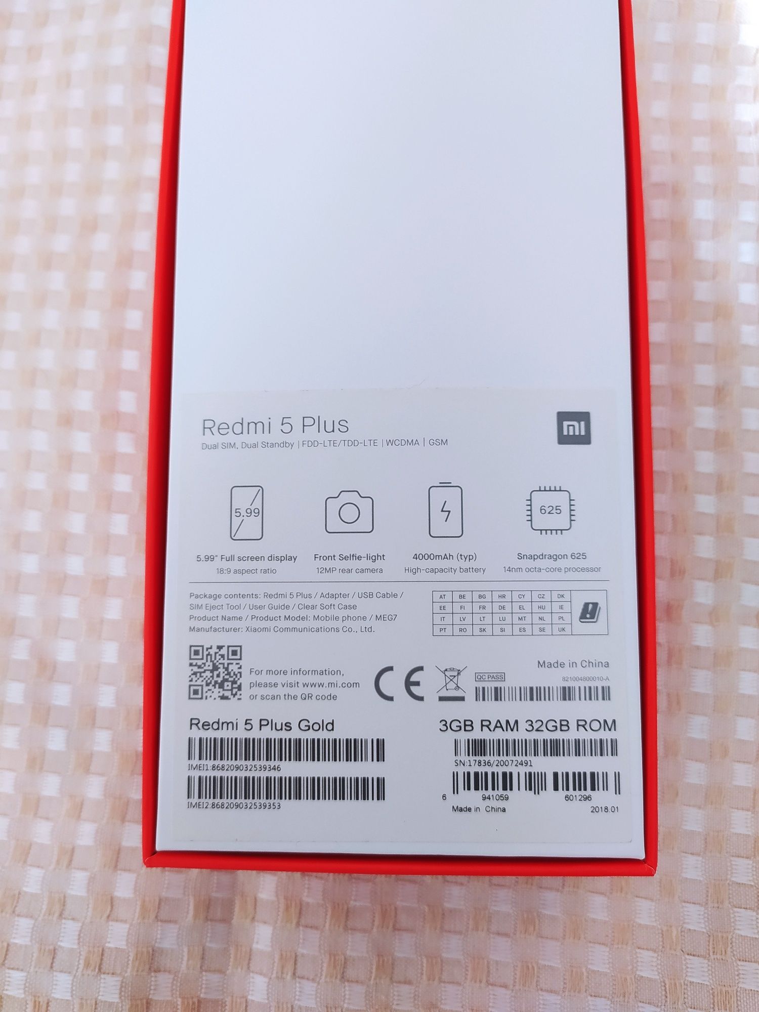 Redmi 5 plus 32гб дешево
