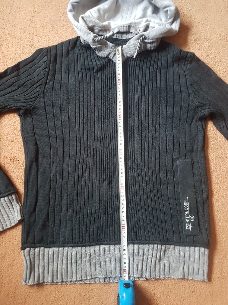 Męska bluza, sweter z kapturem M