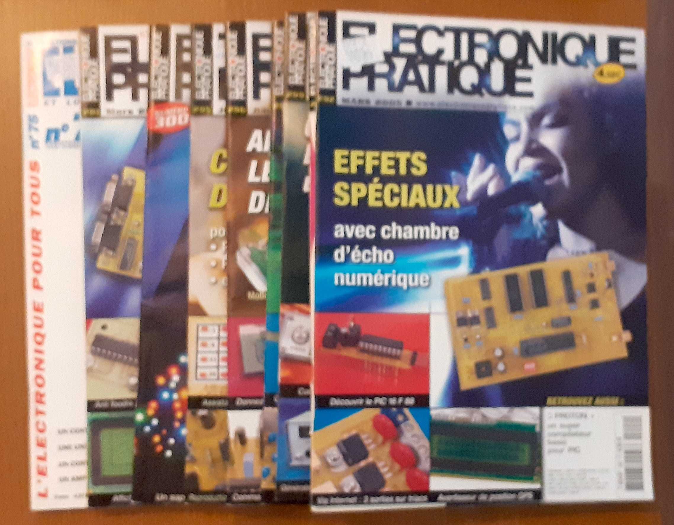 Revistas de eletrónica diversos