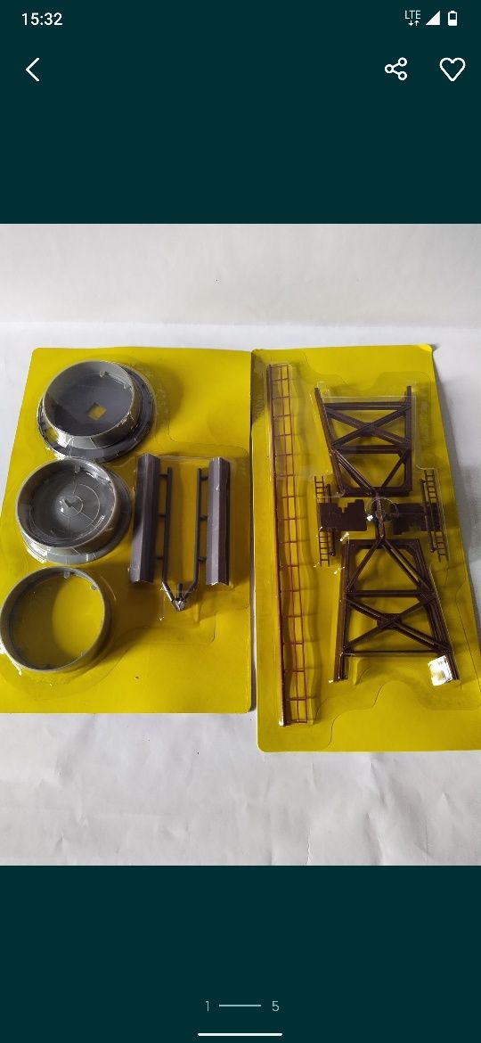 Wieża ciśnień dom domek makieta Eaglemoss H0 1:87