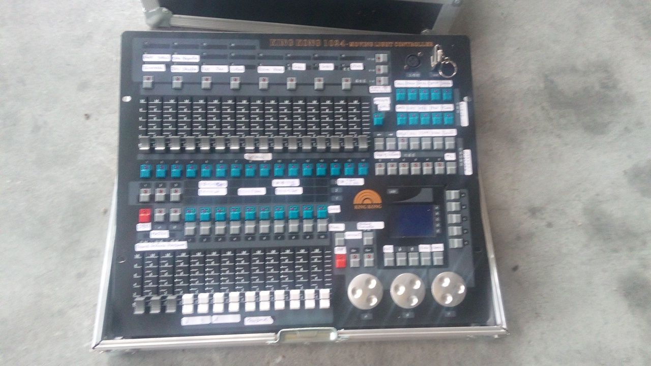 Mesa luz DMX 1024