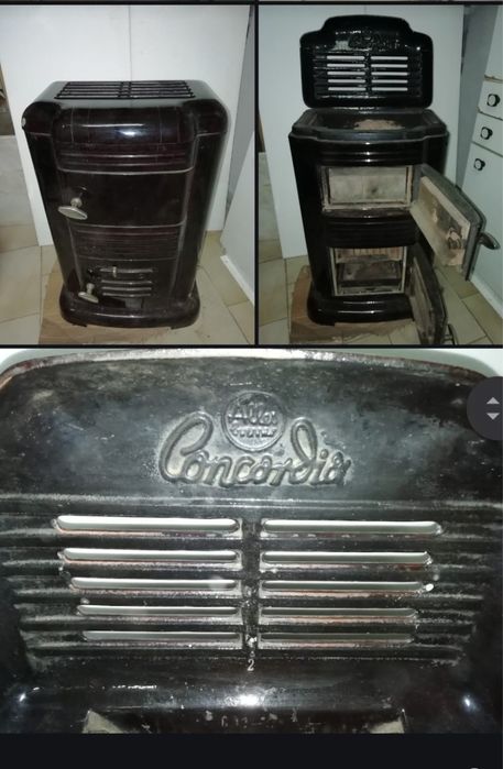 Salamandra a lenha marca Concordia