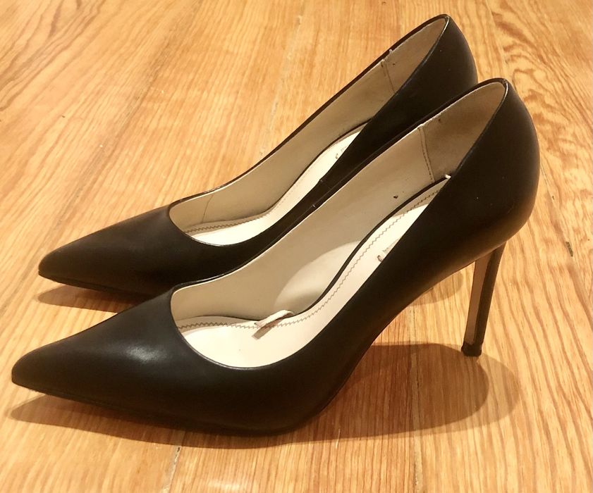 Sapatos bico fino Zara basic collection