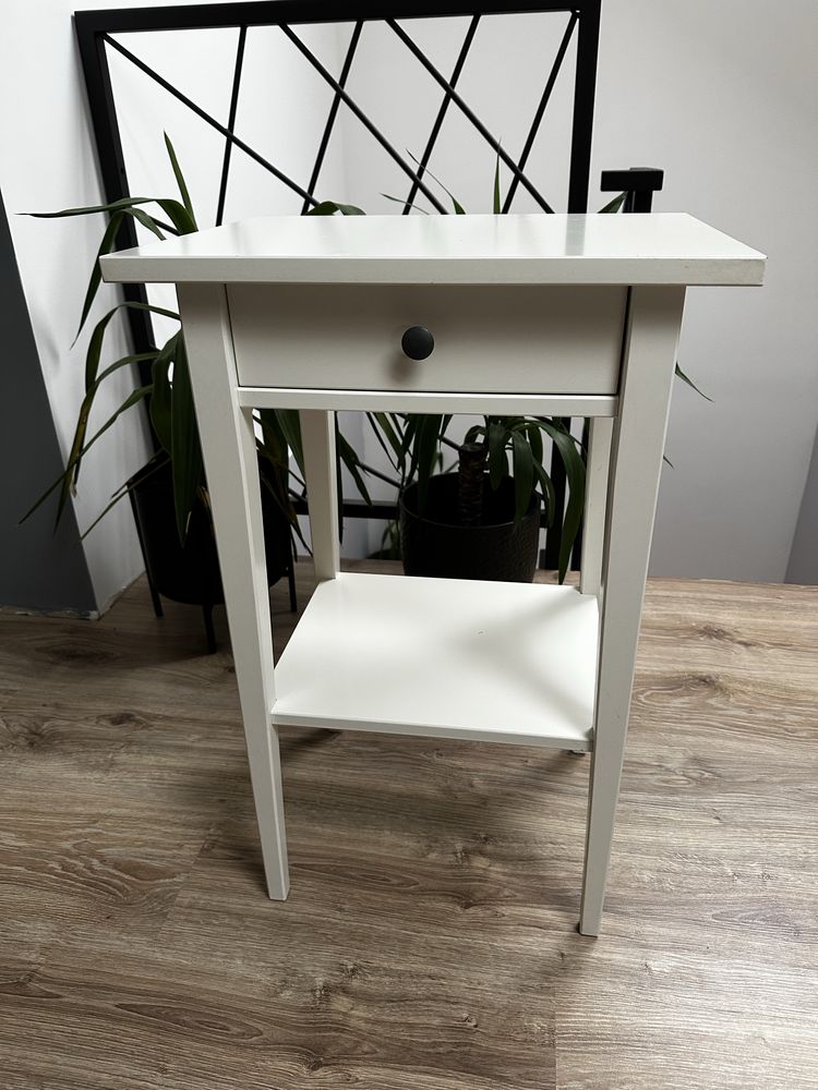 Szafka nocna Ikea Hemnes  biała