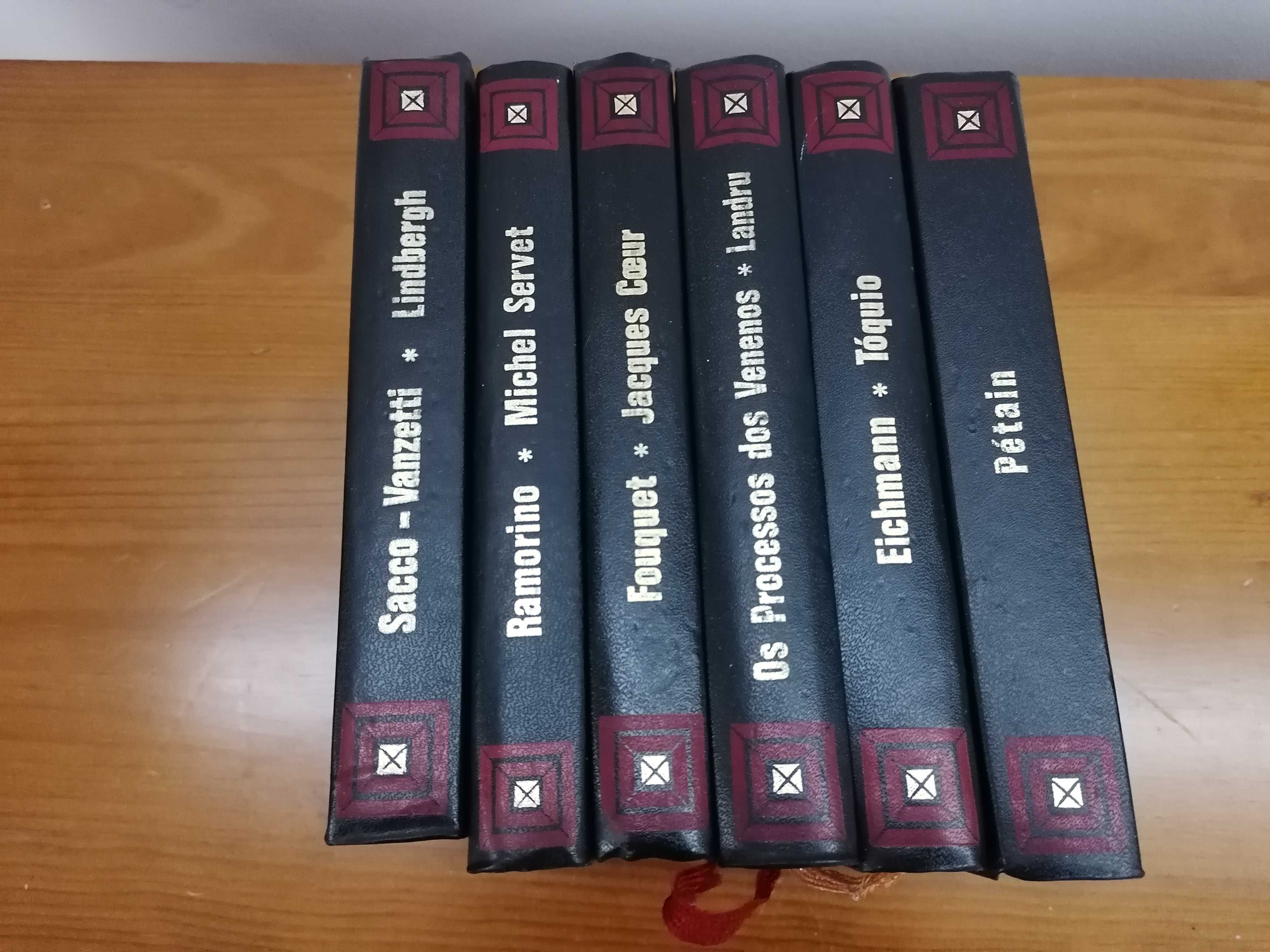 Coleção de livros sobre julgamentos famosos