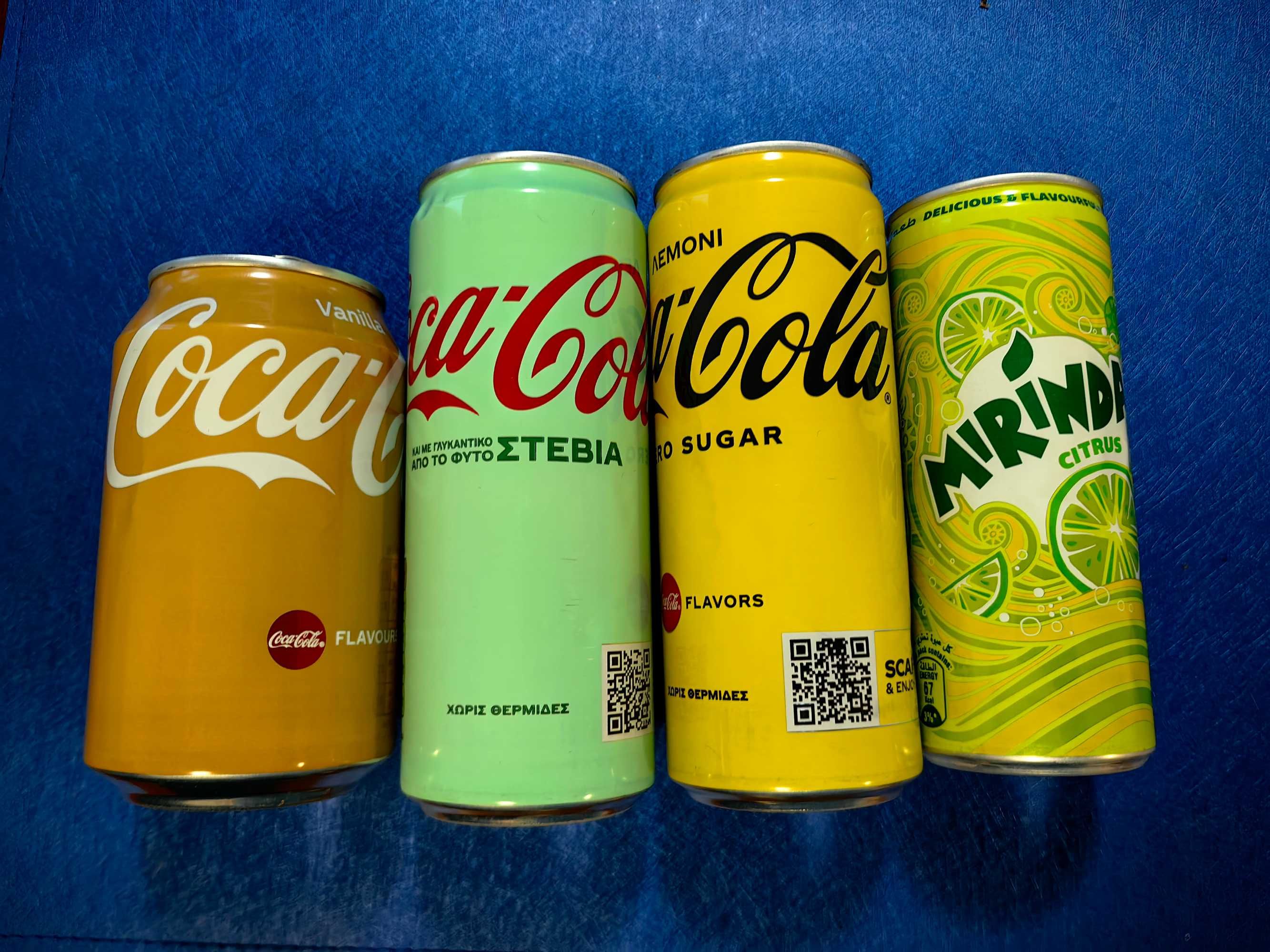 Puszki po Coca Cola + Mirinda rożne rodzaje - Unikaty !!