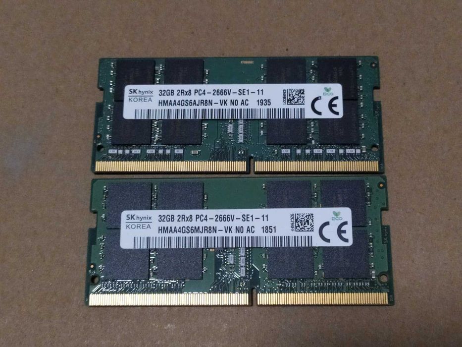 RAM DDR4 32GB, 16GB Samsung , Hynix