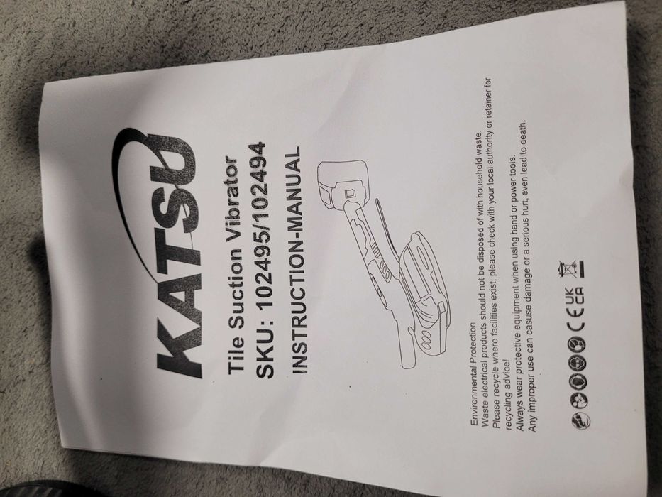 Katsu przyssawka wibracyjna akumulatorowa makita