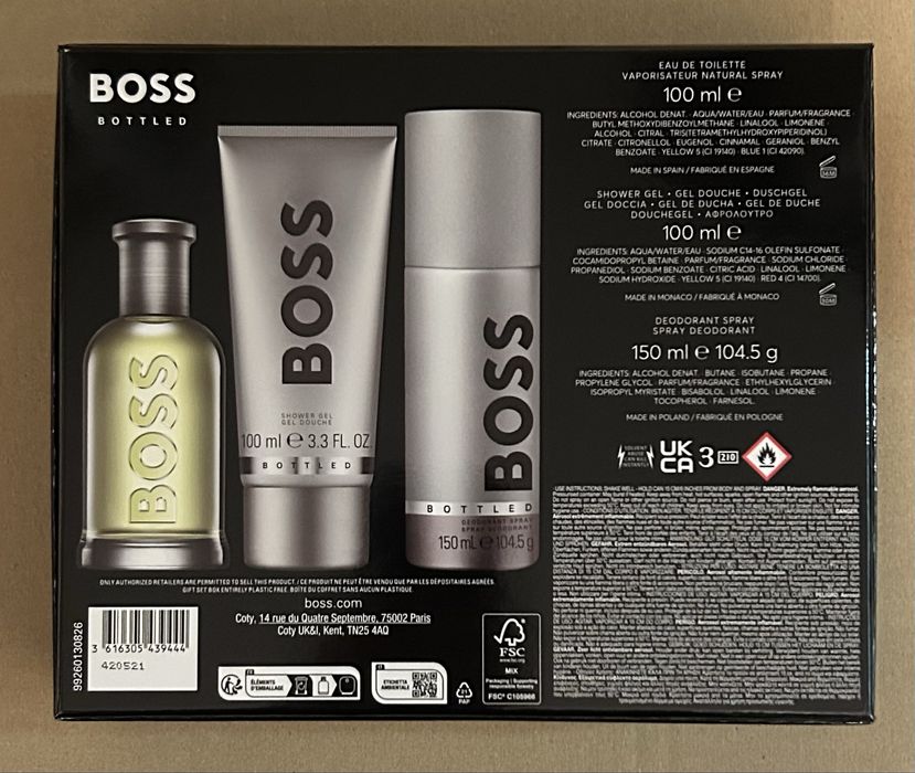 Hugo Boss bottled zestaw