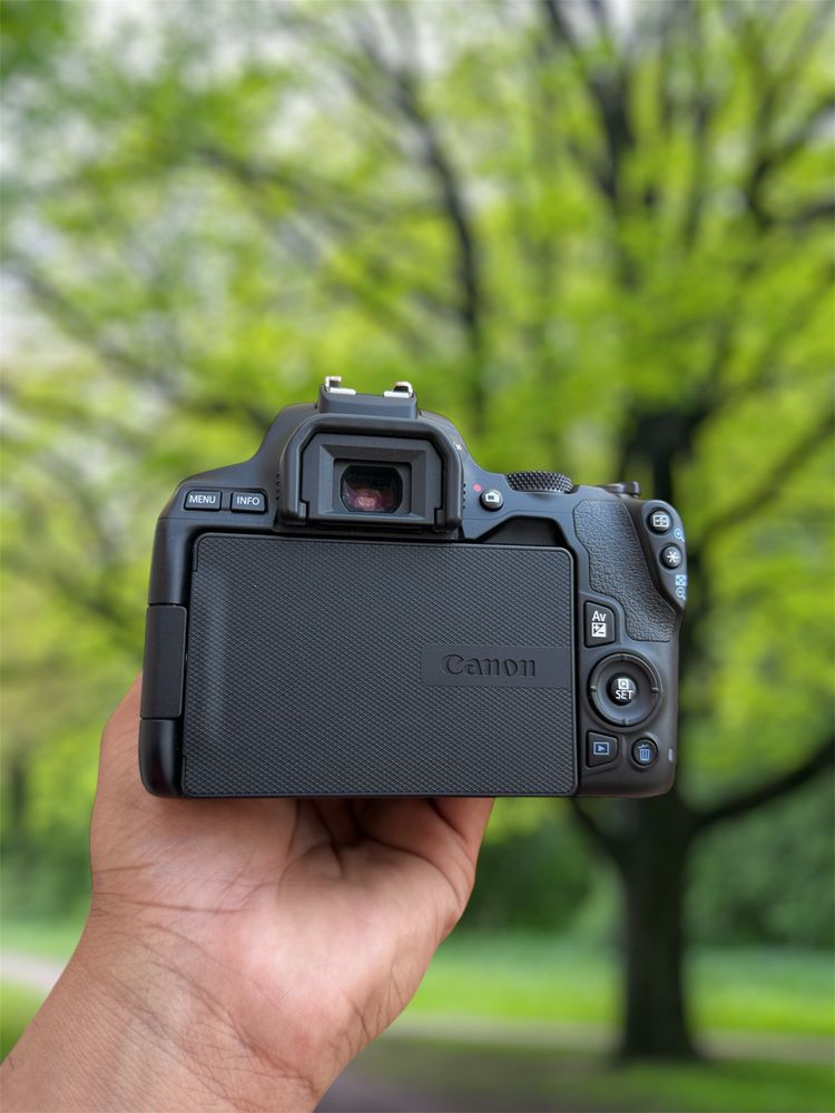 Canon Eos 250D WiFi/4k video/ecrã tactile com lente 18-55mm e bolsa