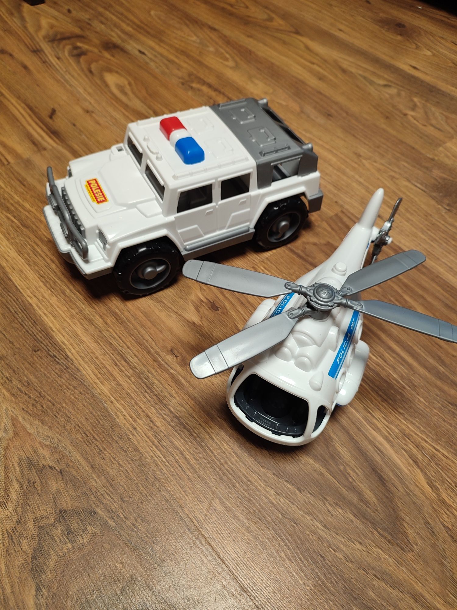Samochód i helikopter zestaw