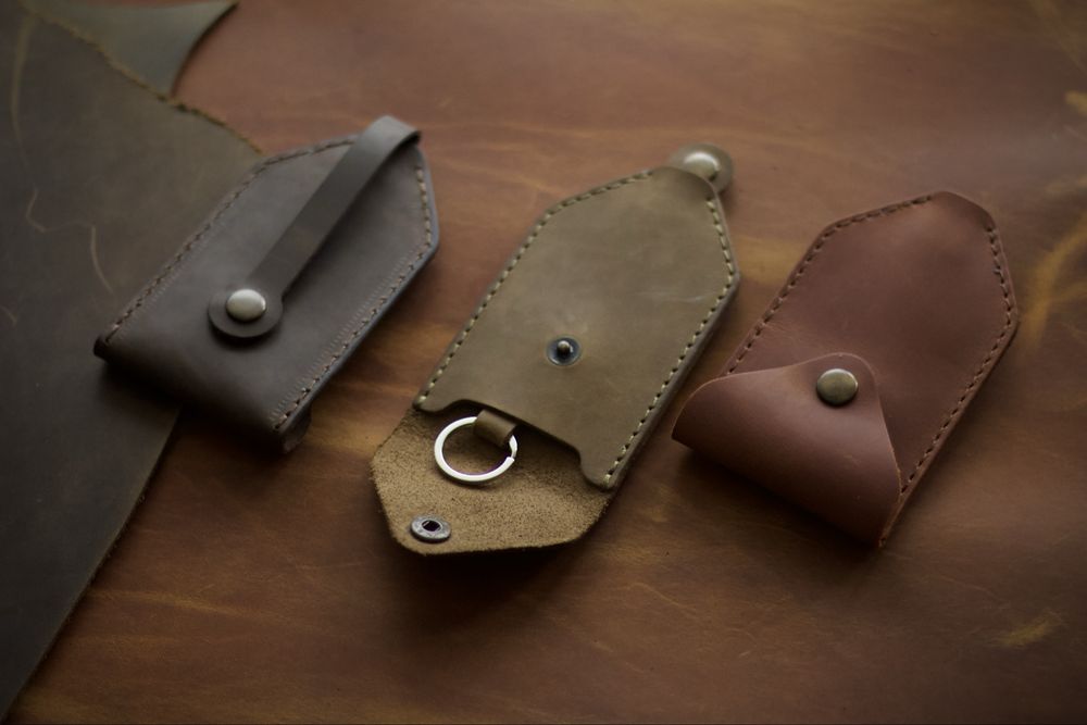 Шкіряна ключниця. Чохол для клучів. Органайзер / ключница кожа