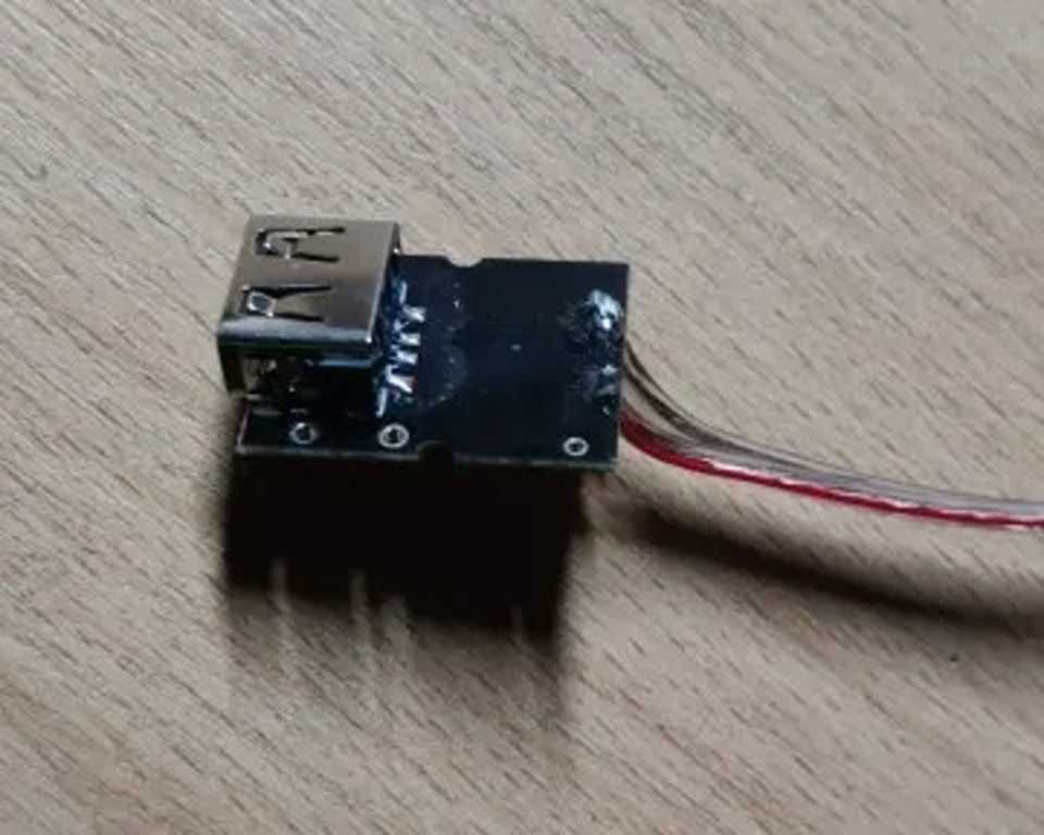 Модуль мини павербанк USB Type C/A LED-4 Индикация заряда 2A