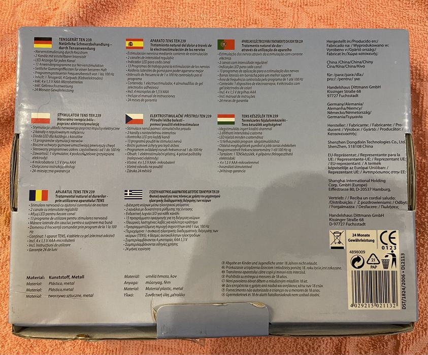 Tens TEN 239 Masażer Elektrostymulatordo masażu 3w1