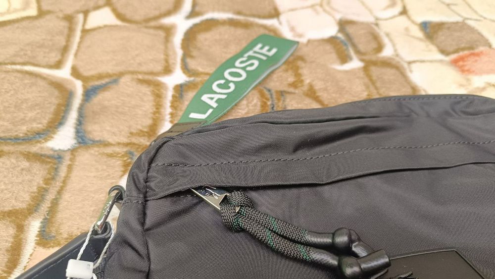 Сумка на плече пояс бананка Lacoste лакосте месенджер