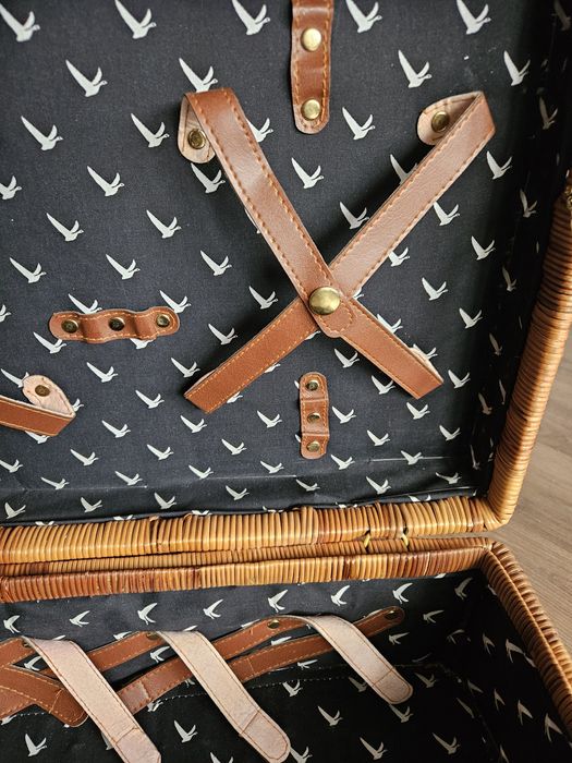 Kosz piknikowy wiklinowy