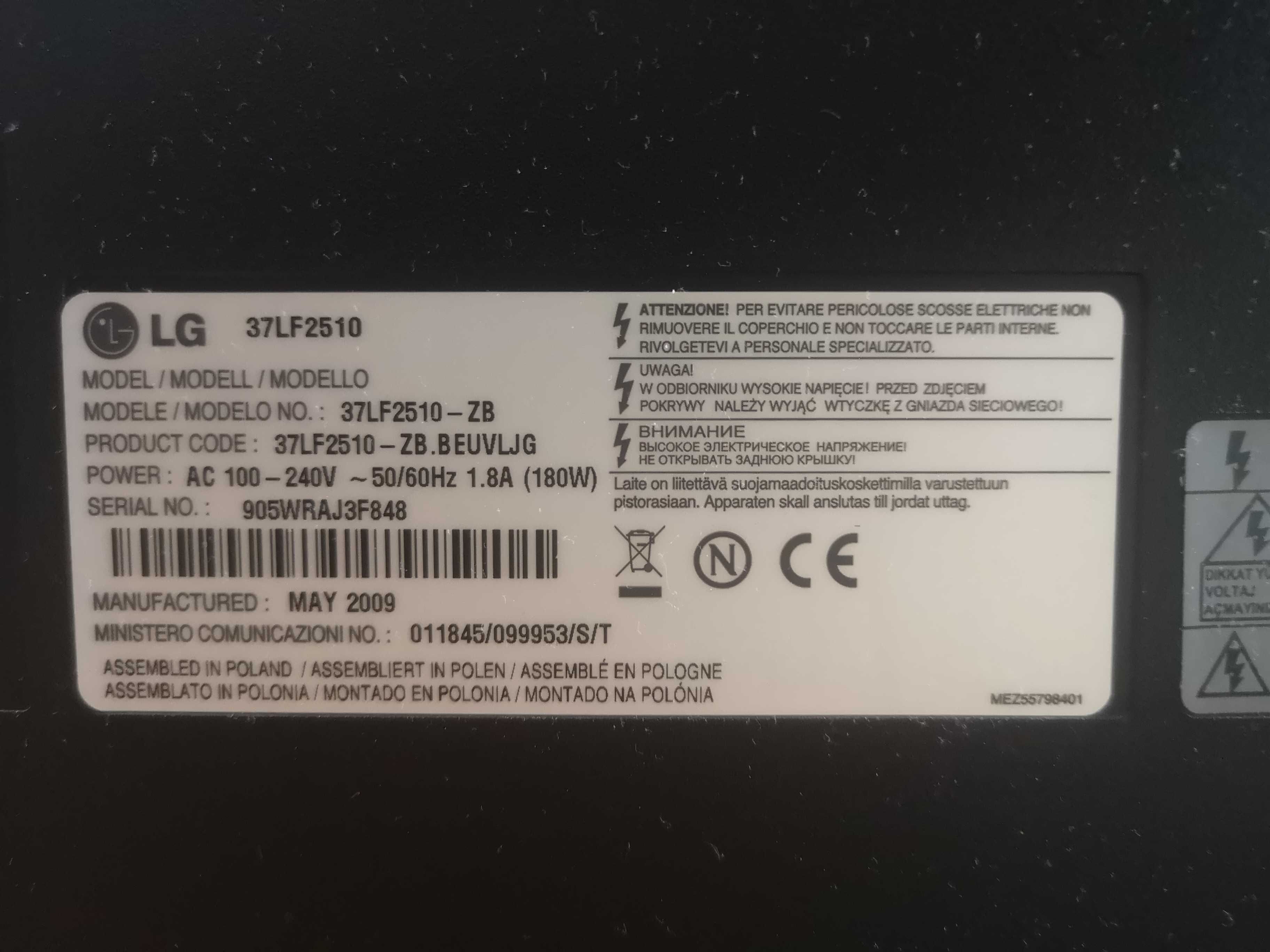TV Telewizor LG 37 cale