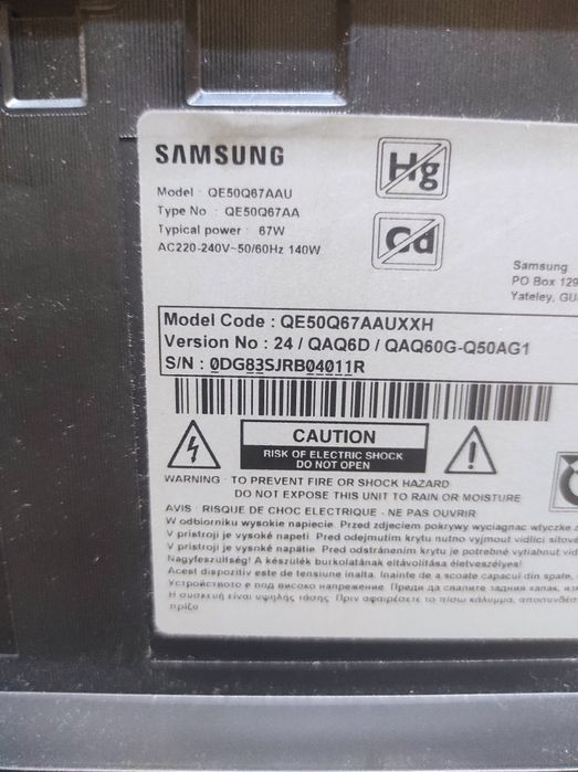 telewizor samsung cali 50