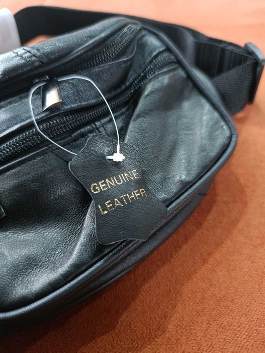 Skórzana nerka czarna