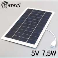 Солнечная панель для зарядки телефона 5v 7,5w